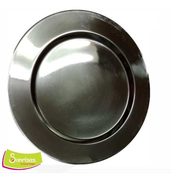 Plato base plata