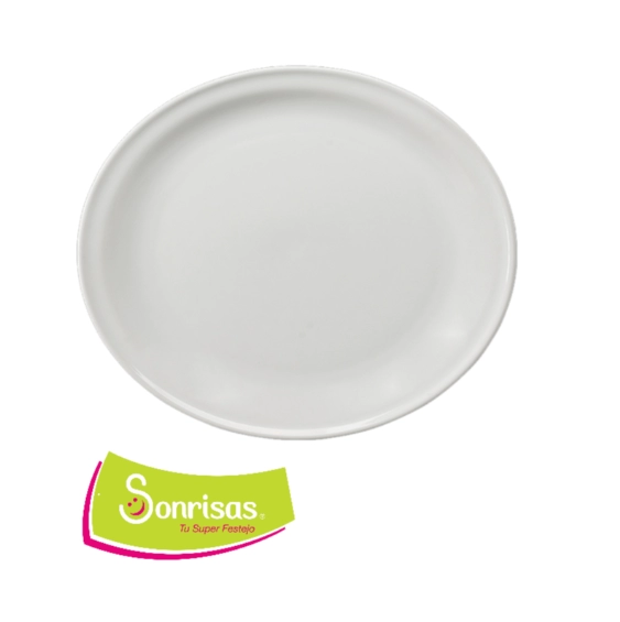 Plato redondo pastel